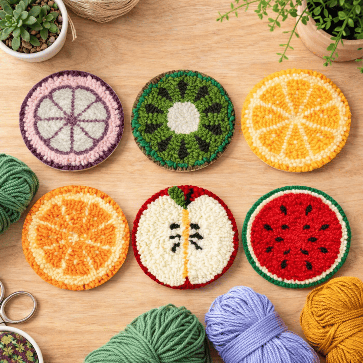 6 Coaster Kit  - Fruit Passion
