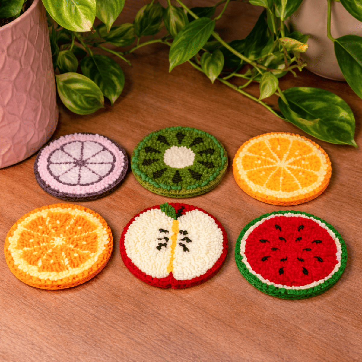 6 Coaster Kit  - Fruit Passion