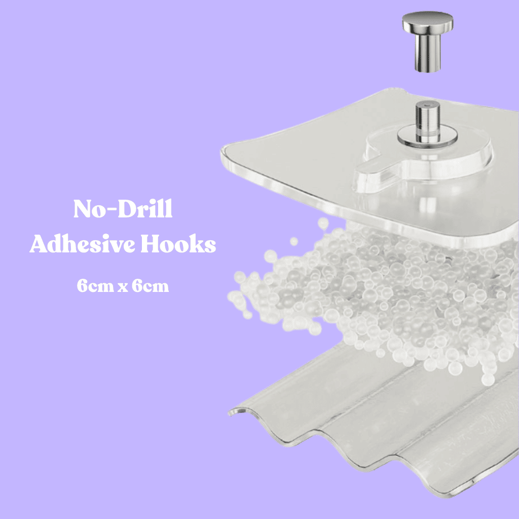 No-Drill Adhesive Hooks