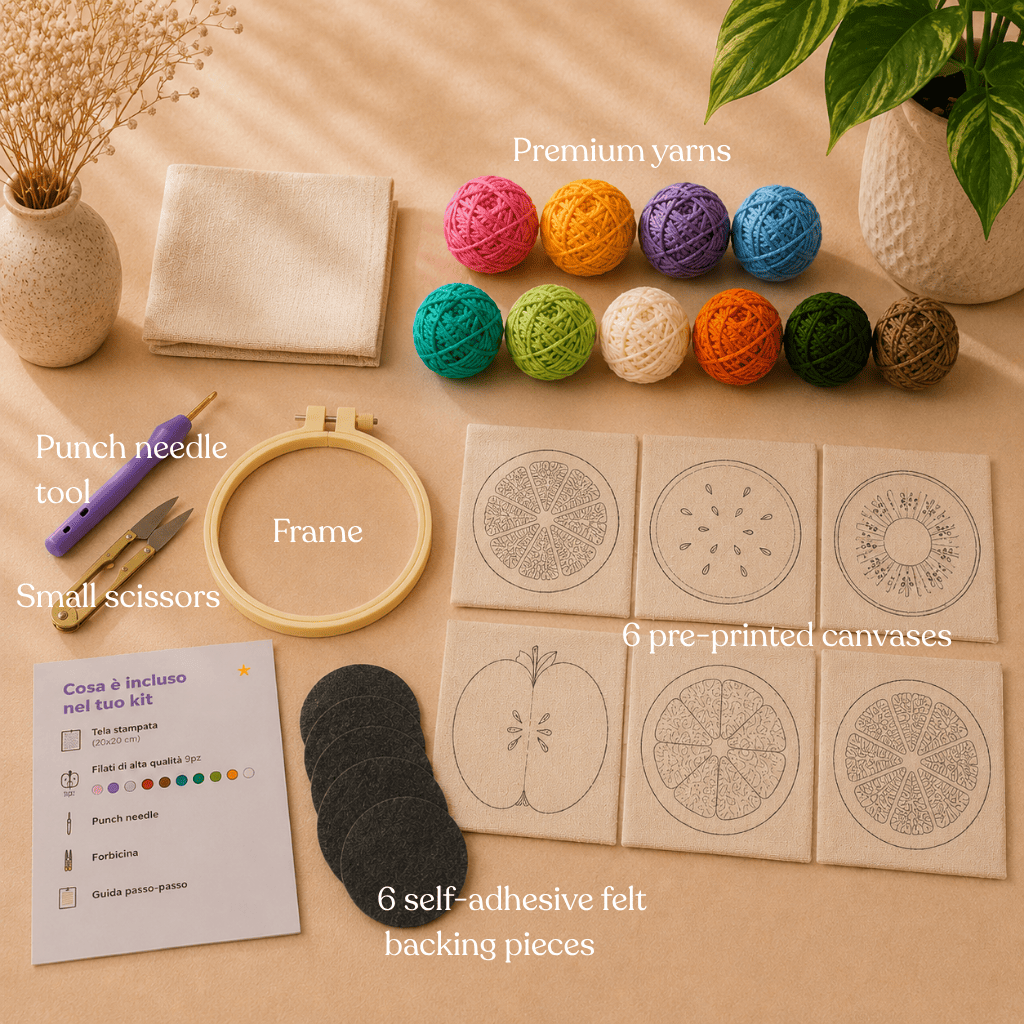 6 Coaster Kit  - Fruit Passion